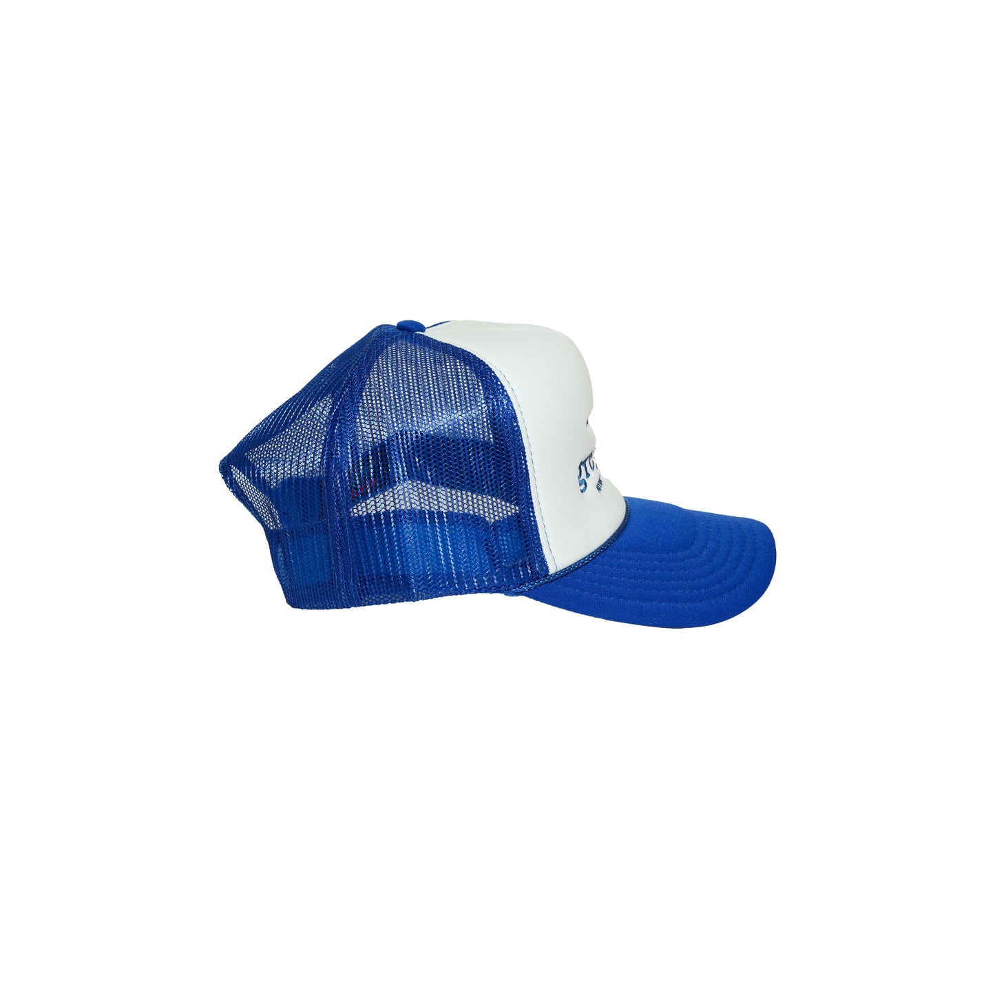 Grey Skies “NTS” Trucker Hat (Blue)